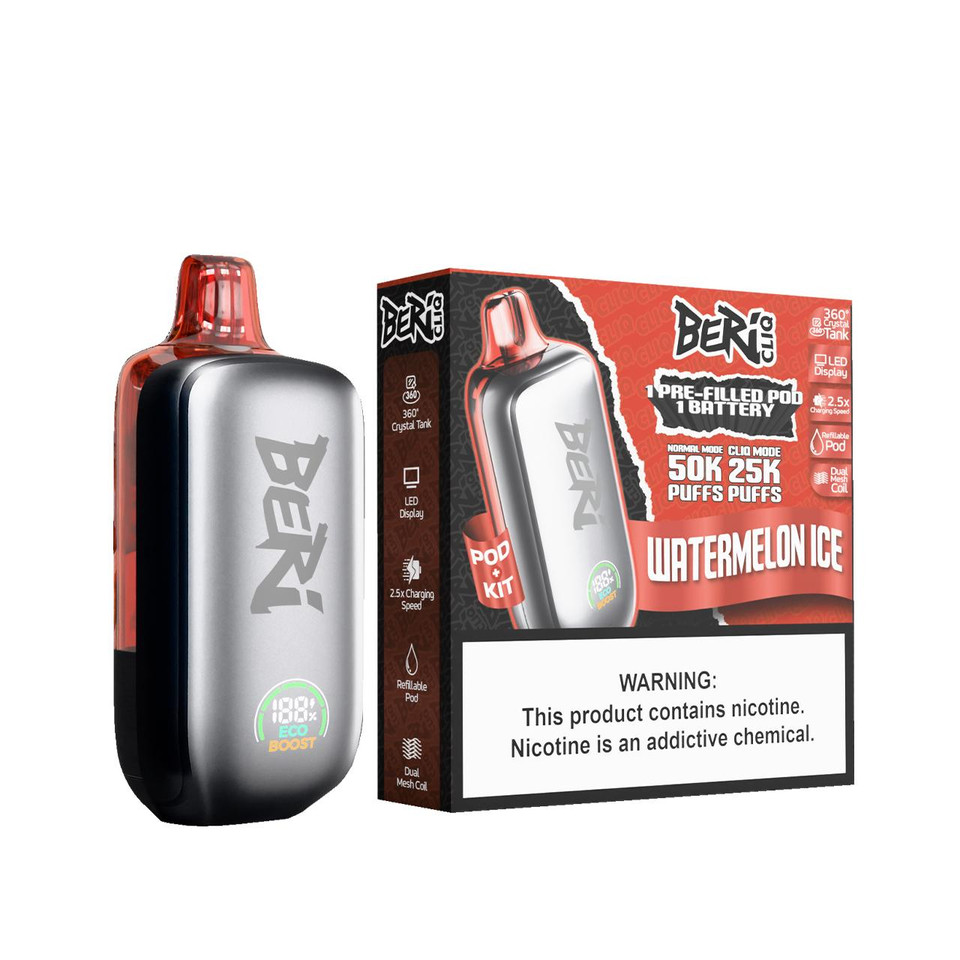 Beri Cliq 50K Puff Disposable Kit-WATERMELON ICE
