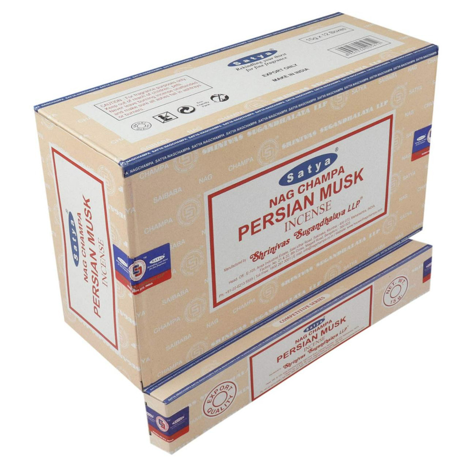 Satya Nag Champa Incense 15G X 12PK Persian Musk