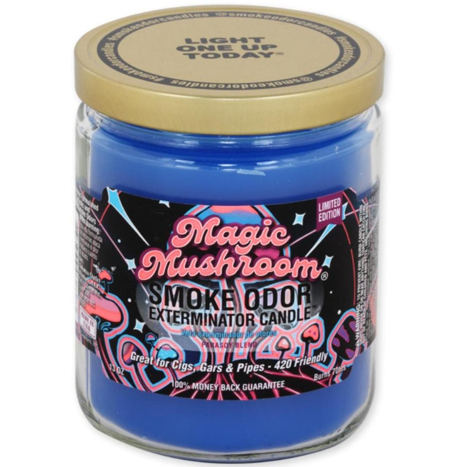 smoke odor 13oz candle Magic Mushroom