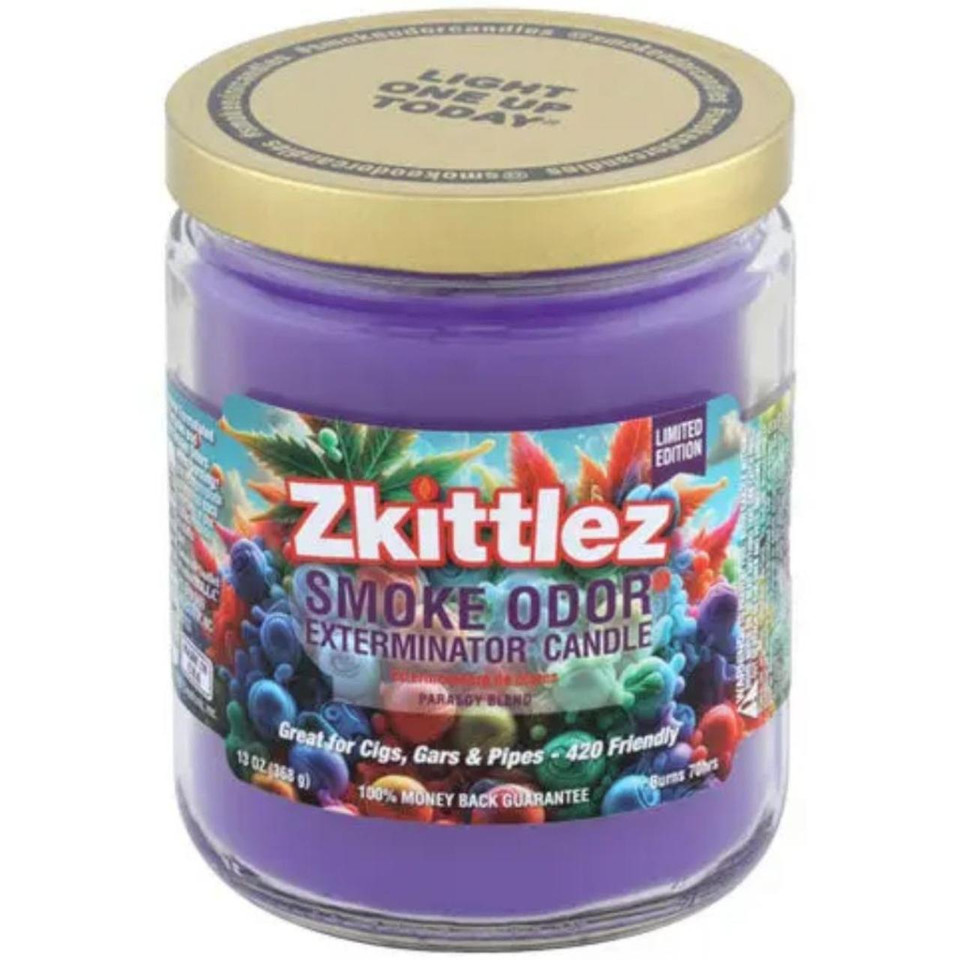 smoke odor 13oz candle Zkittles