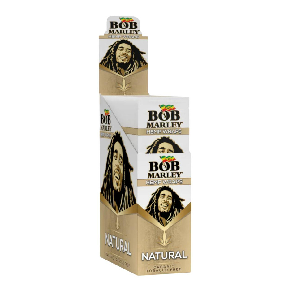 BOB MARLEY HEMP WRAPS -25CT NATURAL