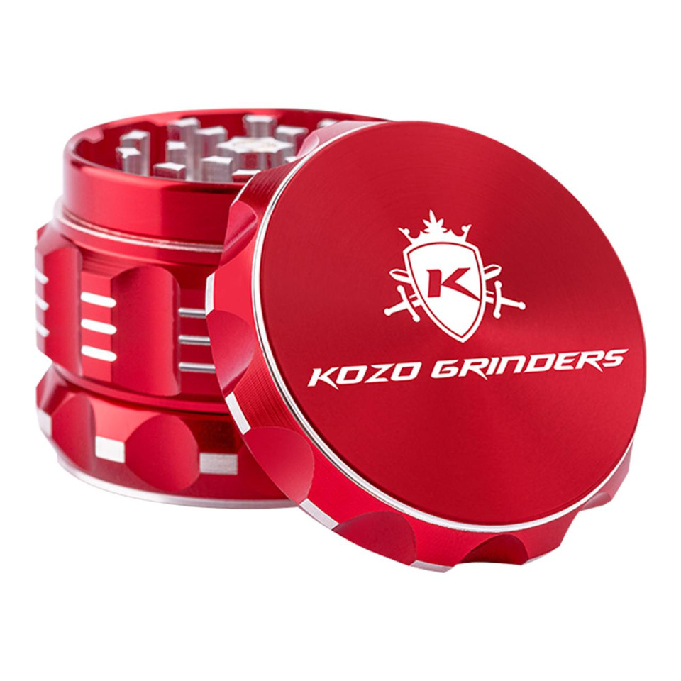 KOZO GRINDER M1- 2 ALUMINUM- 4CT RED