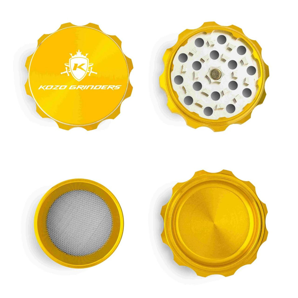 KOZO GRINDER M1- 2 ALUMINUM- 4CT GOLD