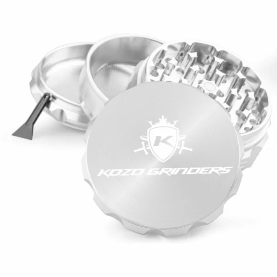 KOZO GRINDER M1- 3 Inch ALUMINUM 4CT-SILVER