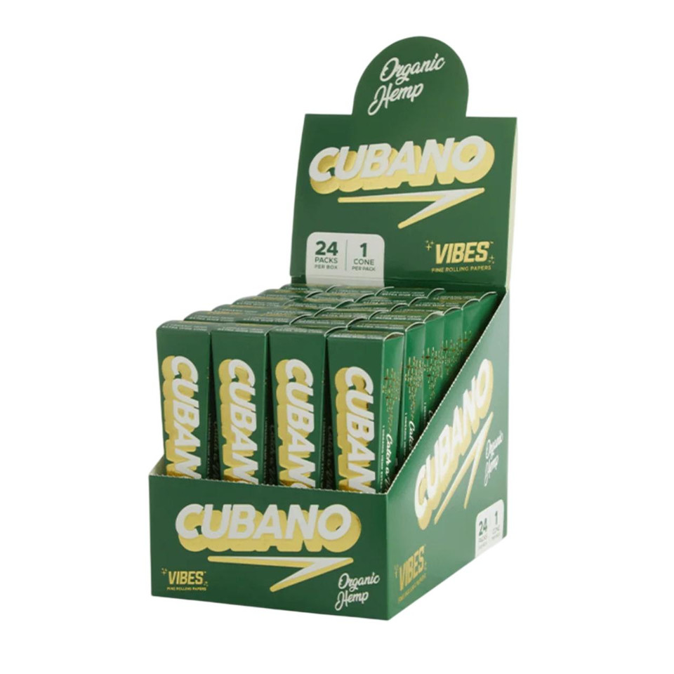 VIBES CONE CUBANO- 24 PK ORGANIC HEMP