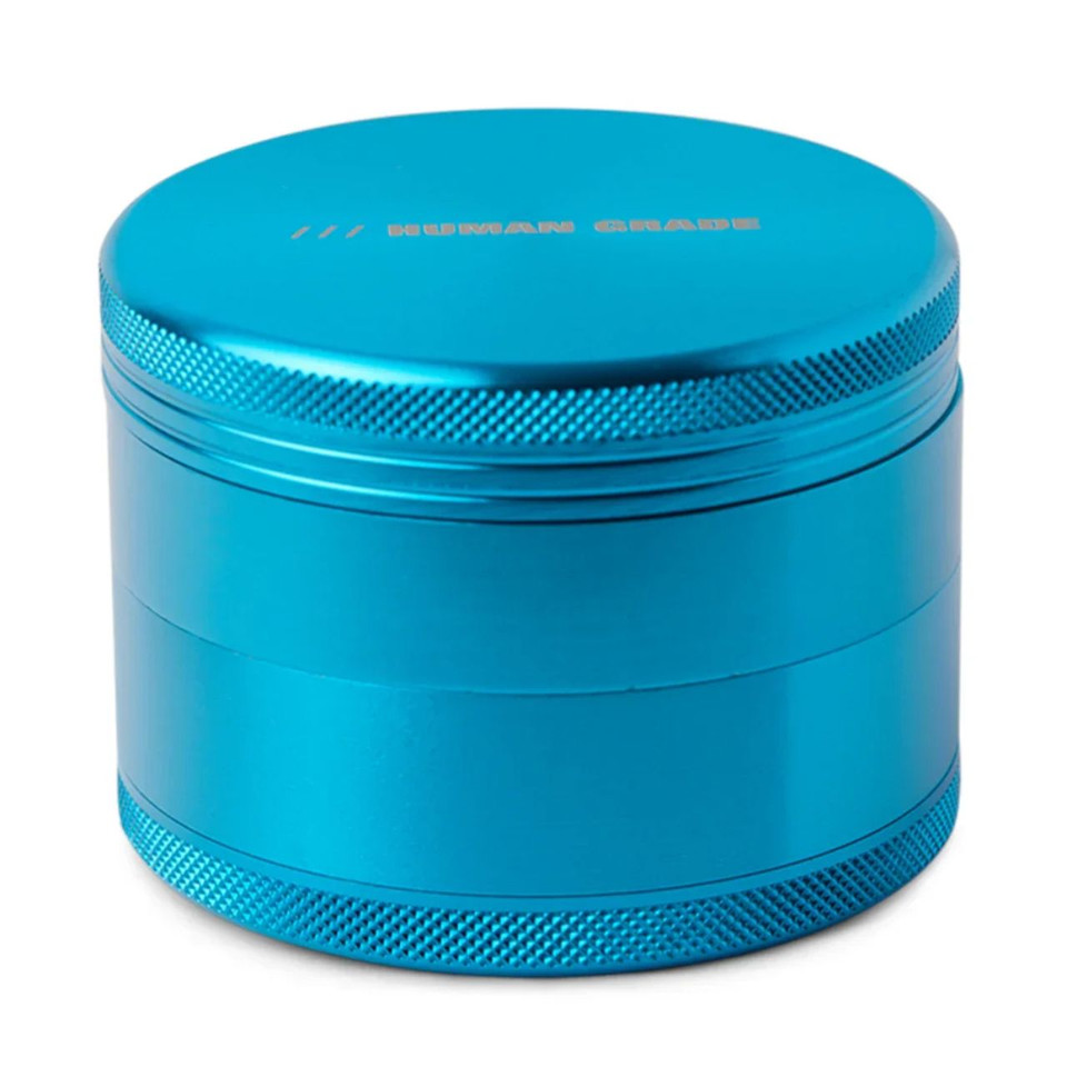 Human Grade 4 Piece Aluminum Grinder-Blue