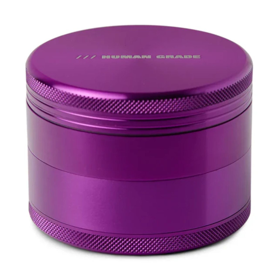 Human Grade 4 Piece Aluminum Grinder-Purple