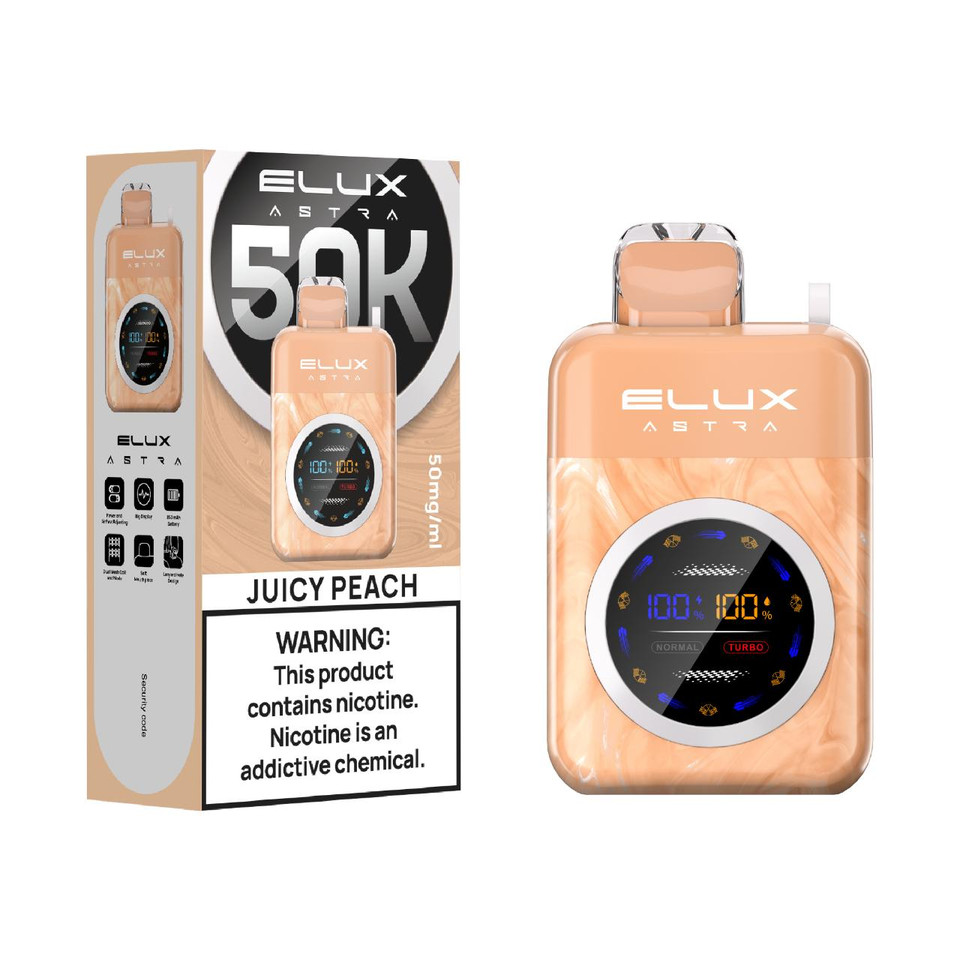 Elux Astra 50K Puff Disposable Juicy Peach