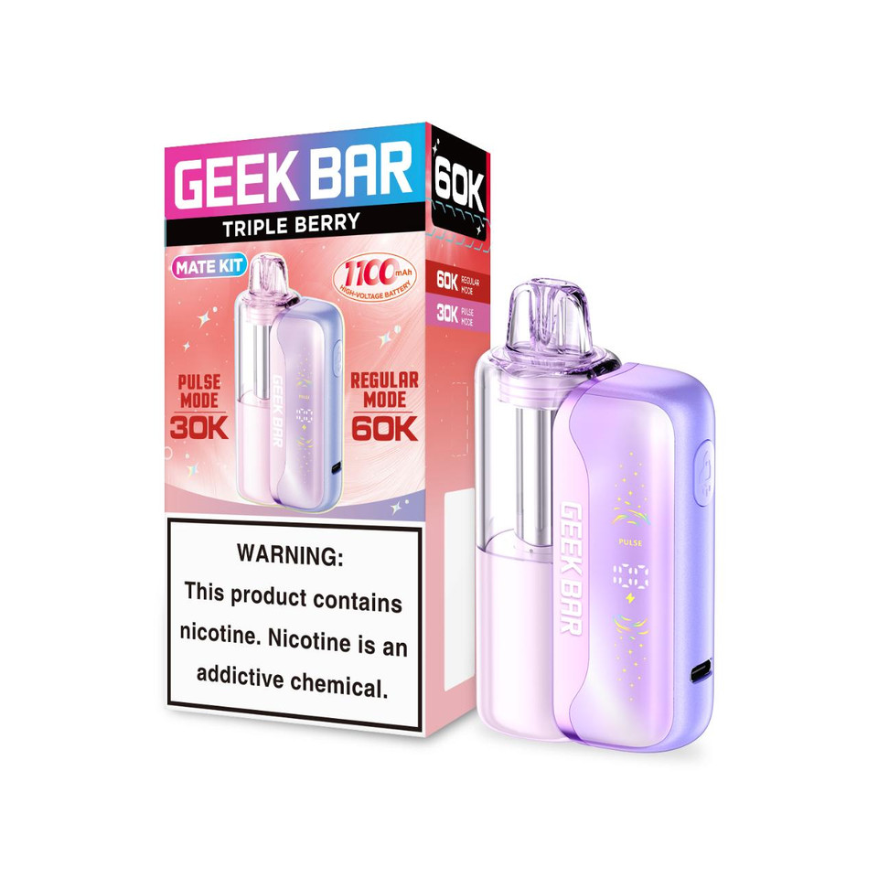 Geek Bar Mate 60K Puff Disposable-Triple Berry