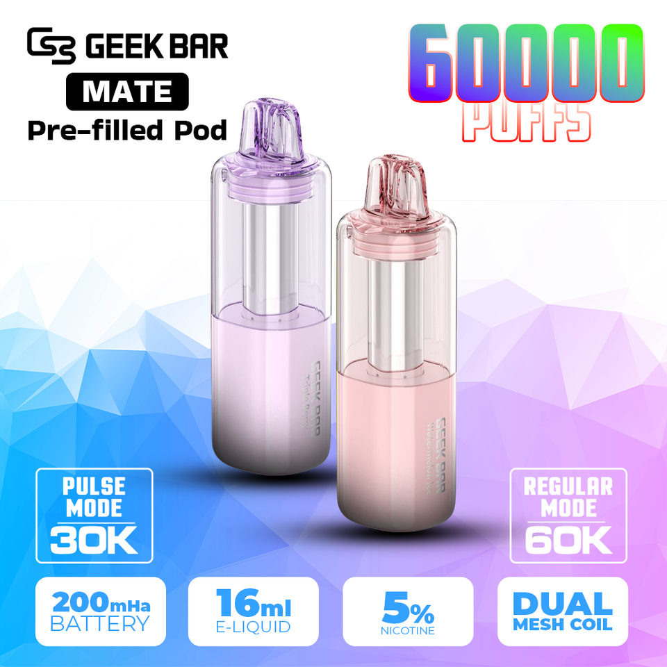 Geek Bar Mate Disposable Pre-filled Pod 60K Puffs