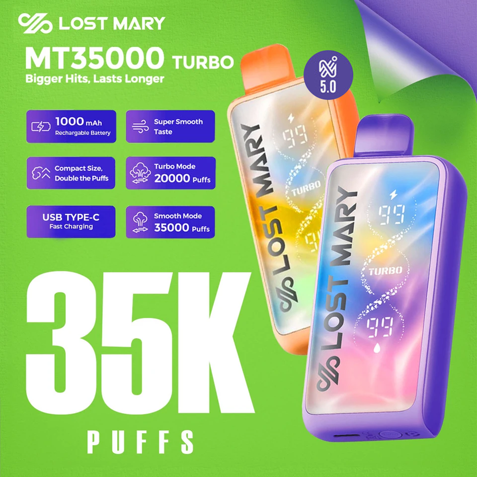 Lost Mary MT 35000 Puff Turbo Nixodine Disposable