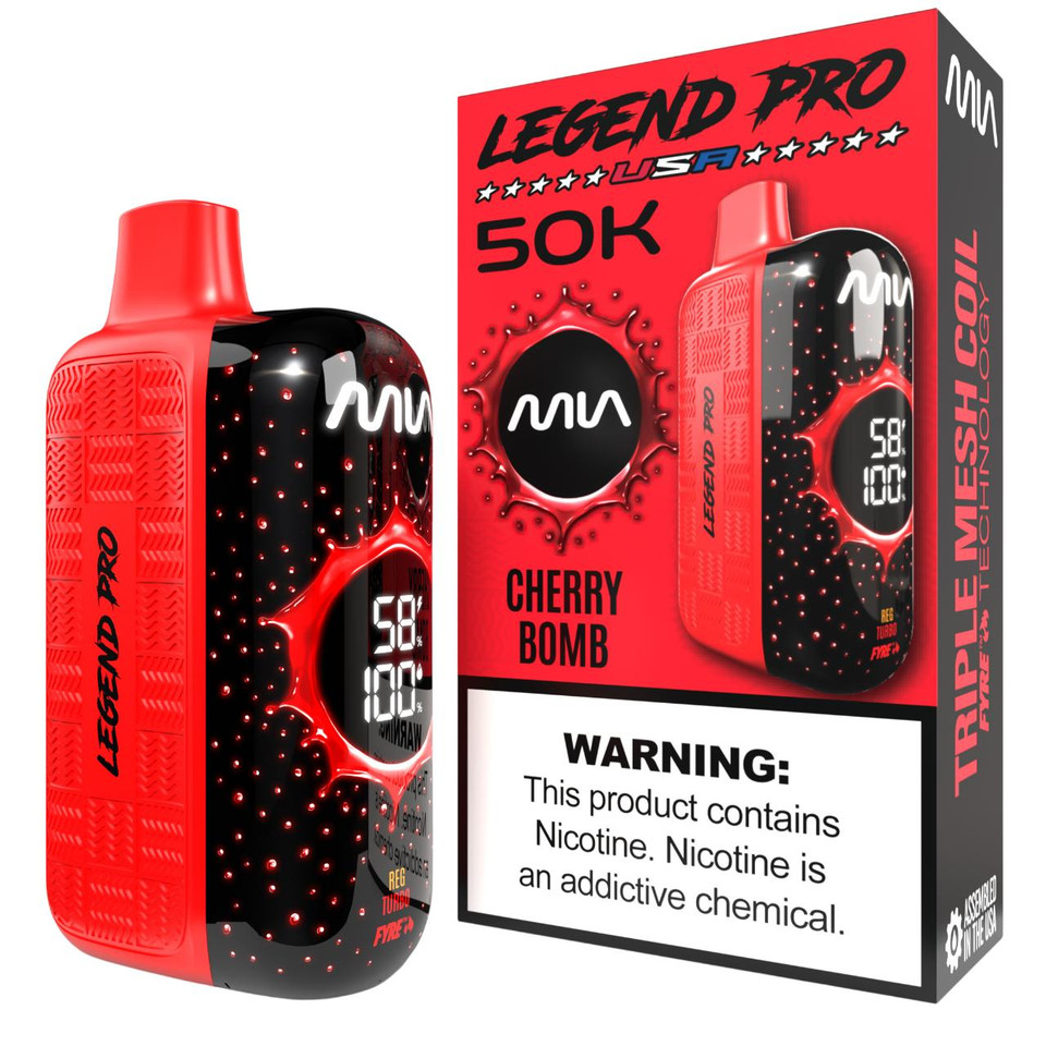 MIA Legend Pro 50K Puff Disposable CHERRY BOMB