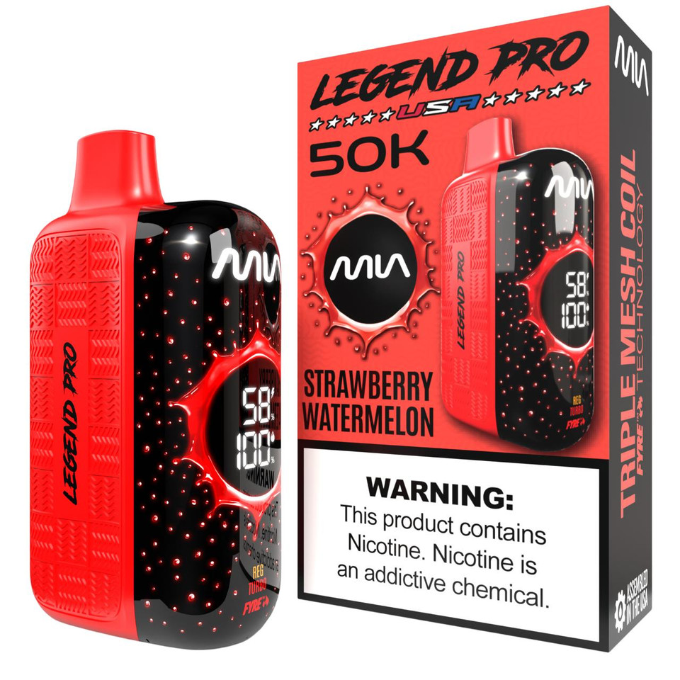 MIA Legend Pro 50K Puff Disposable STRAWBERRY WATERMELON