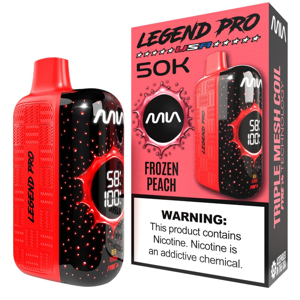 MIA Legend Pro 50K Puff Disposable FROZEN PEACH