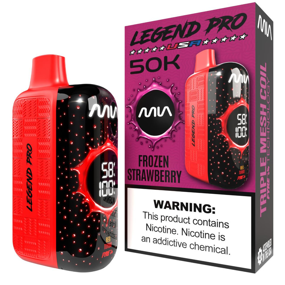 MIA Legend Pro 50K Puff Disposable FROZEN STRAWBERRY