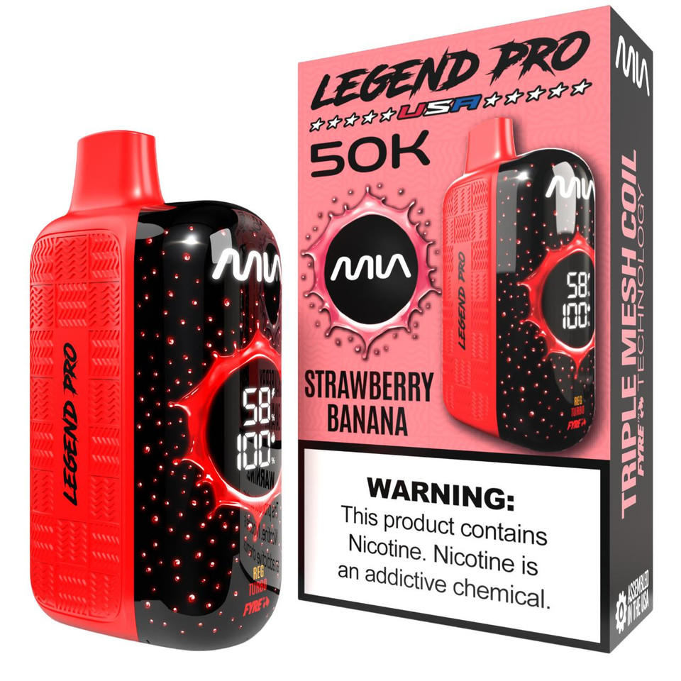 MIA Legend Pro 50K Puff Disposable STRAWBERRY BANANA