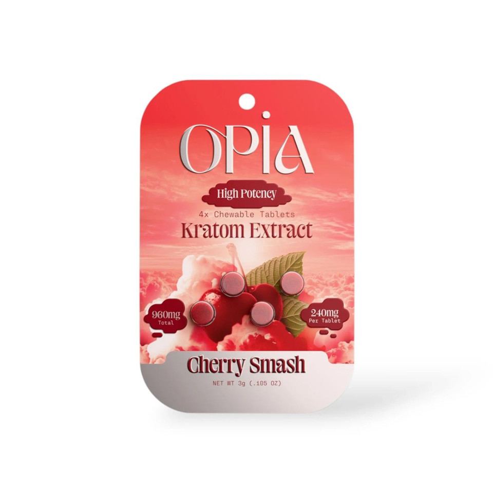 OPIA High Potency Kratom Extract Tablets 240MG-4 CT Cherry Smash