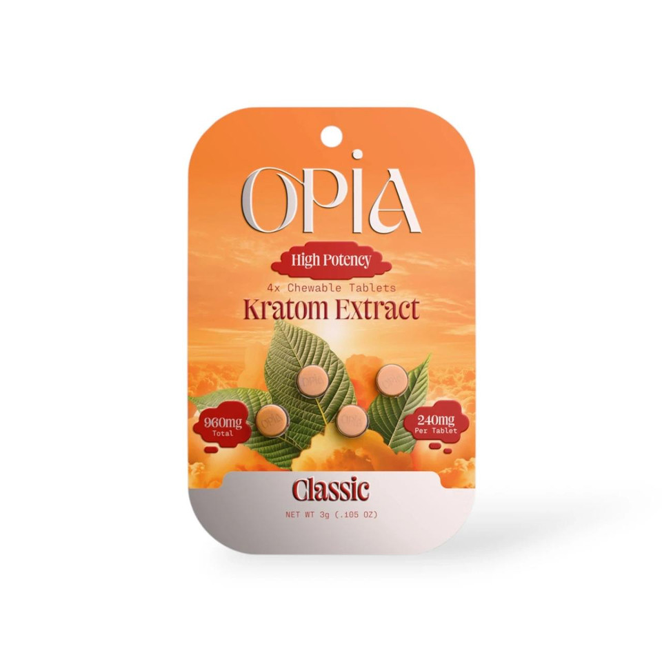 OPIA High Potency Kratom Extract Tablets 240MG-4 CT Classic