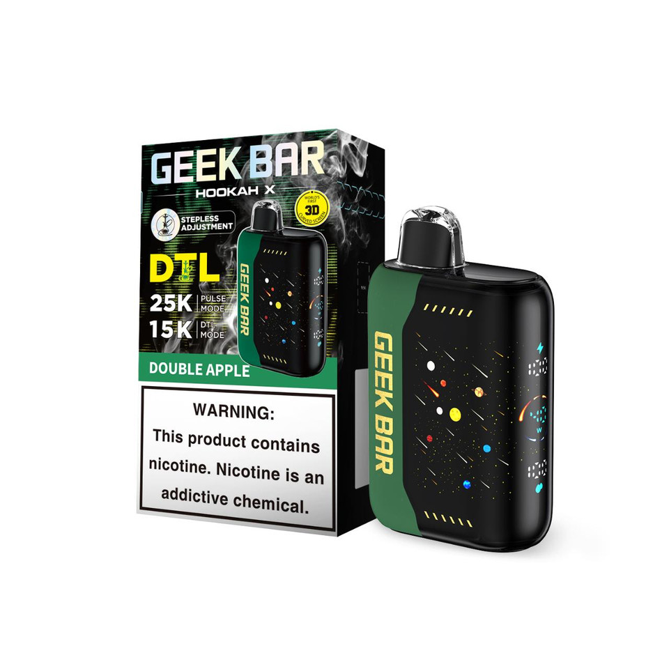 Geek Bar Hookah X 25K Puff Disposable-Double Apple