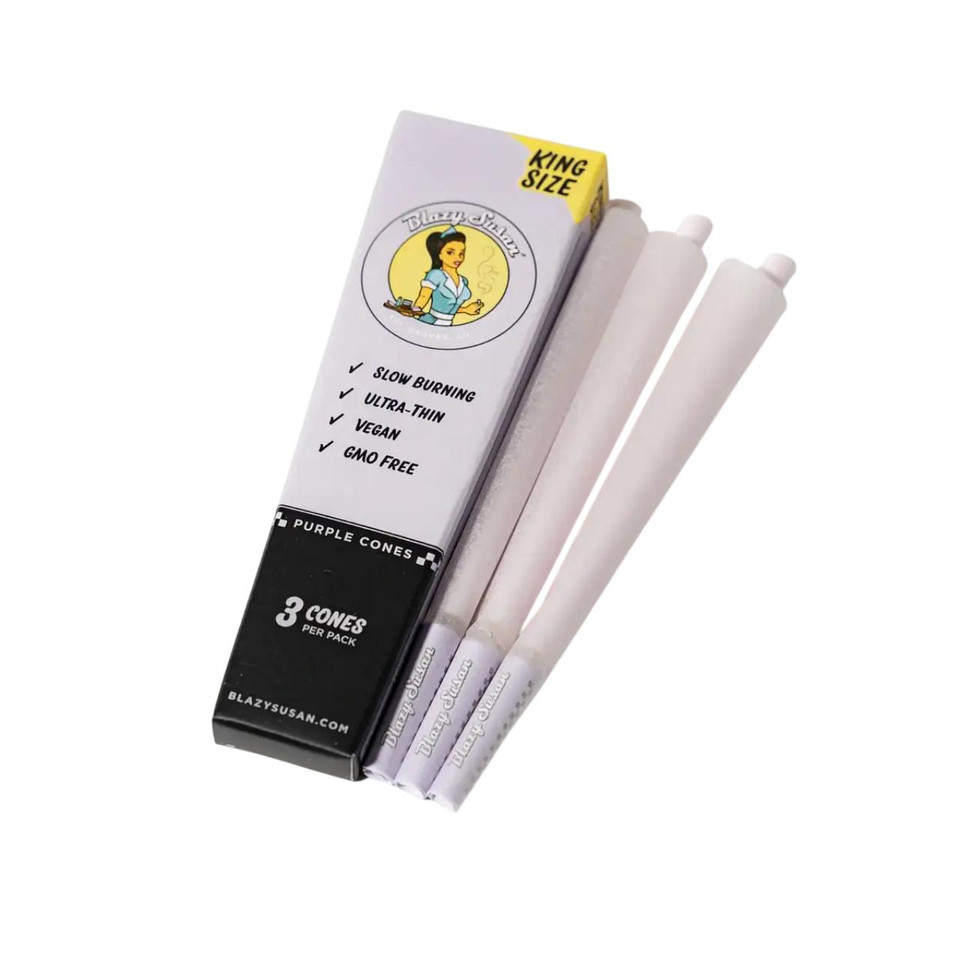 Blazy Susan Purple Cones 1PK King Size Slim