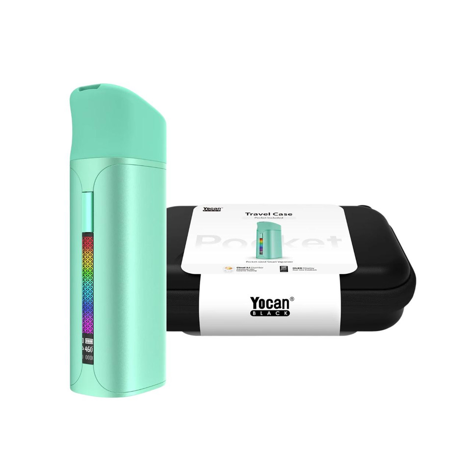 Yocan Black Pocket Vaporizer Travel Case Kit Green