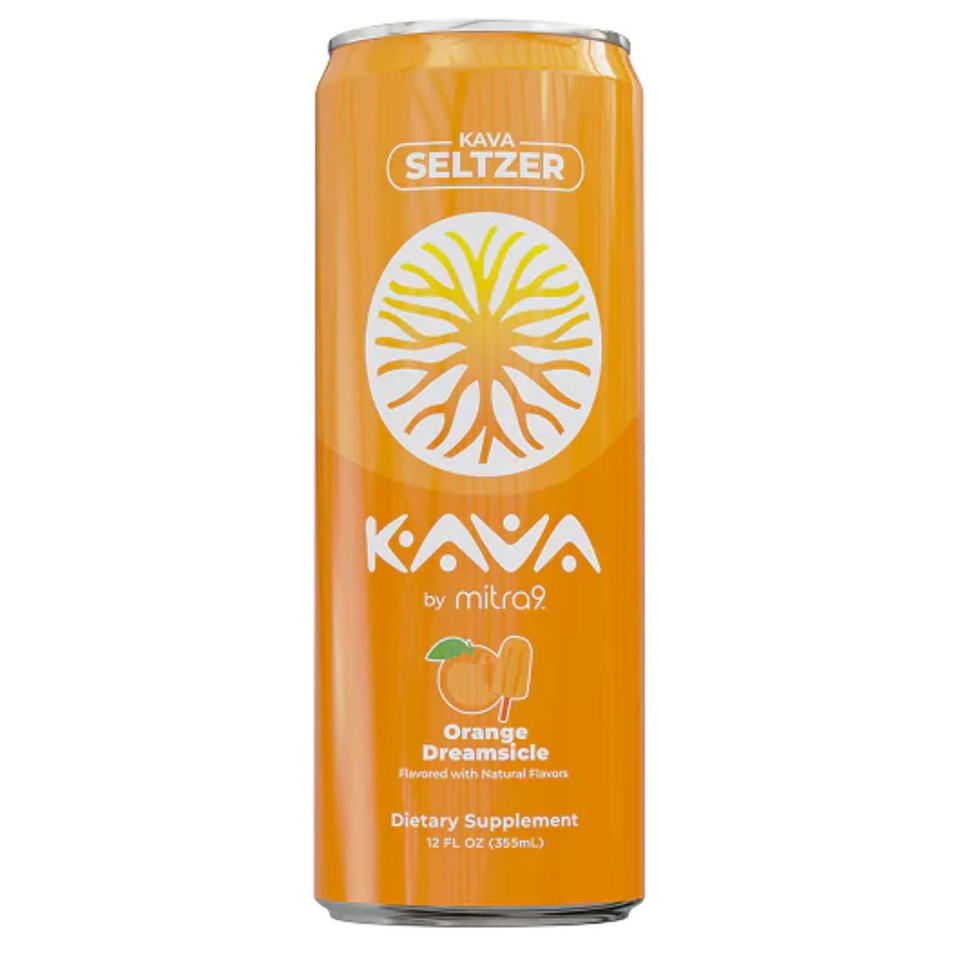 Mitra 9 Kava Seltzer 12 OZ Orange Dreamsicle