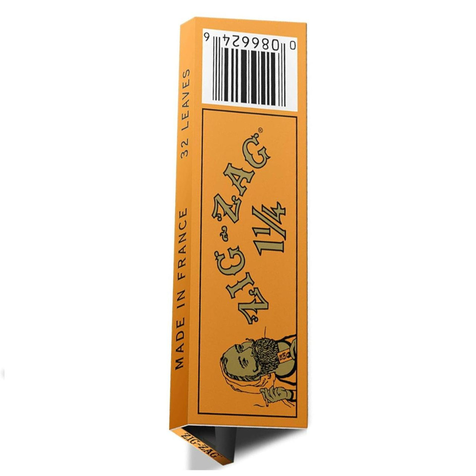 Zig Zag 1-1 4 Papers Carton 1PK-32CT Organic Hemp