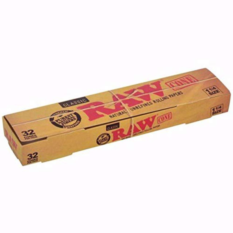 Raw 1-1/4 Cones 1PK-32CT Classic