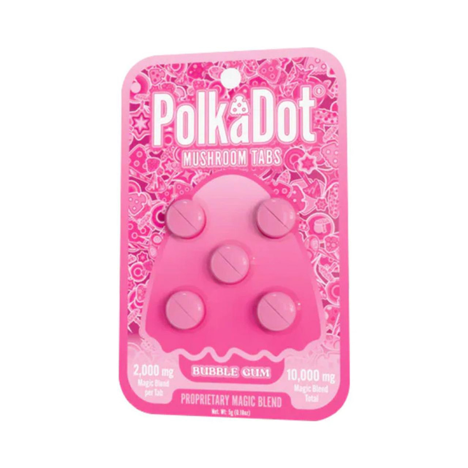 Polk a Dot Magic Blend Mushroom Tablets 10000MG-5CT Bubble Gum