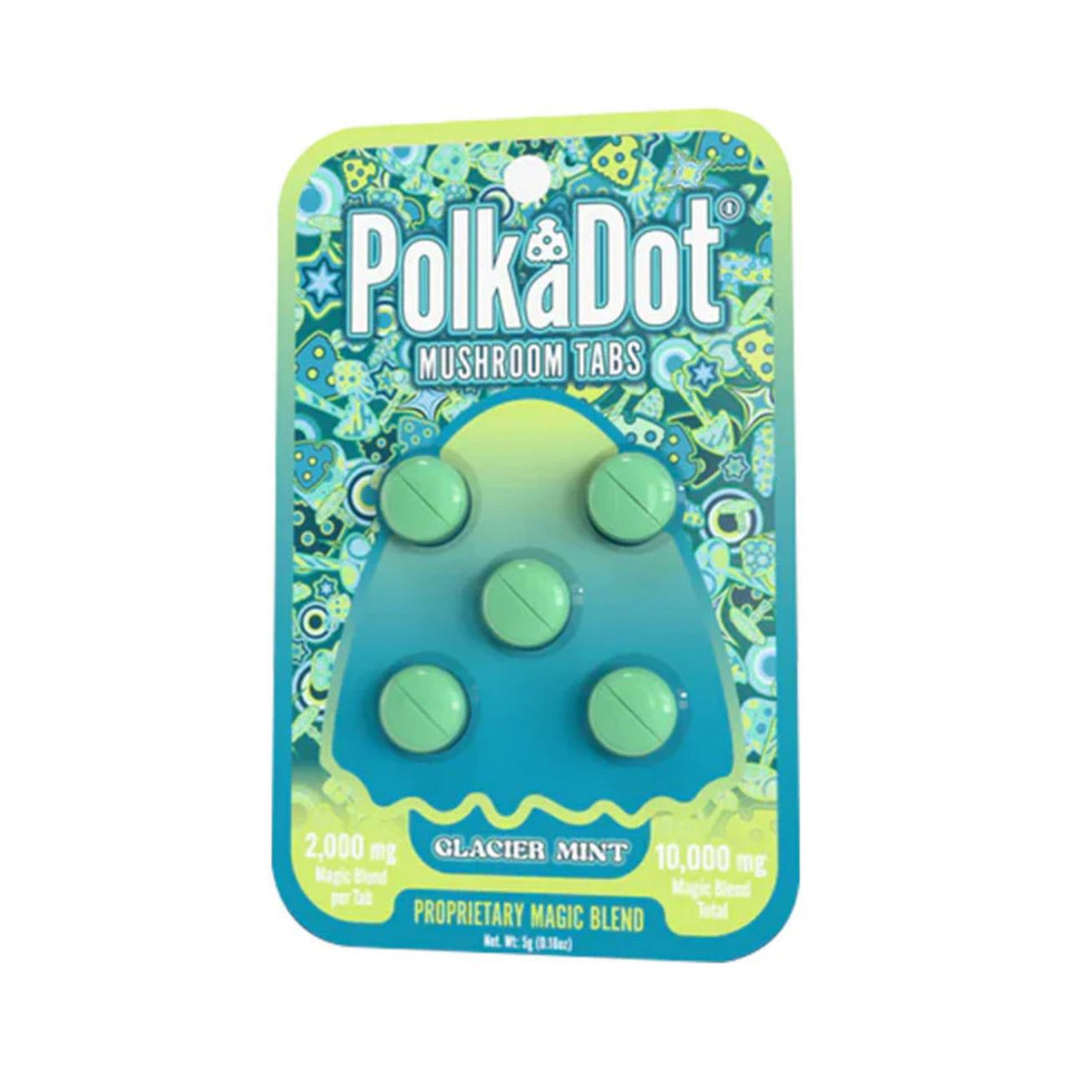 Polk a Dot Magic Blend Mushroom Tablets 10000MG-5CT Glacier Mint