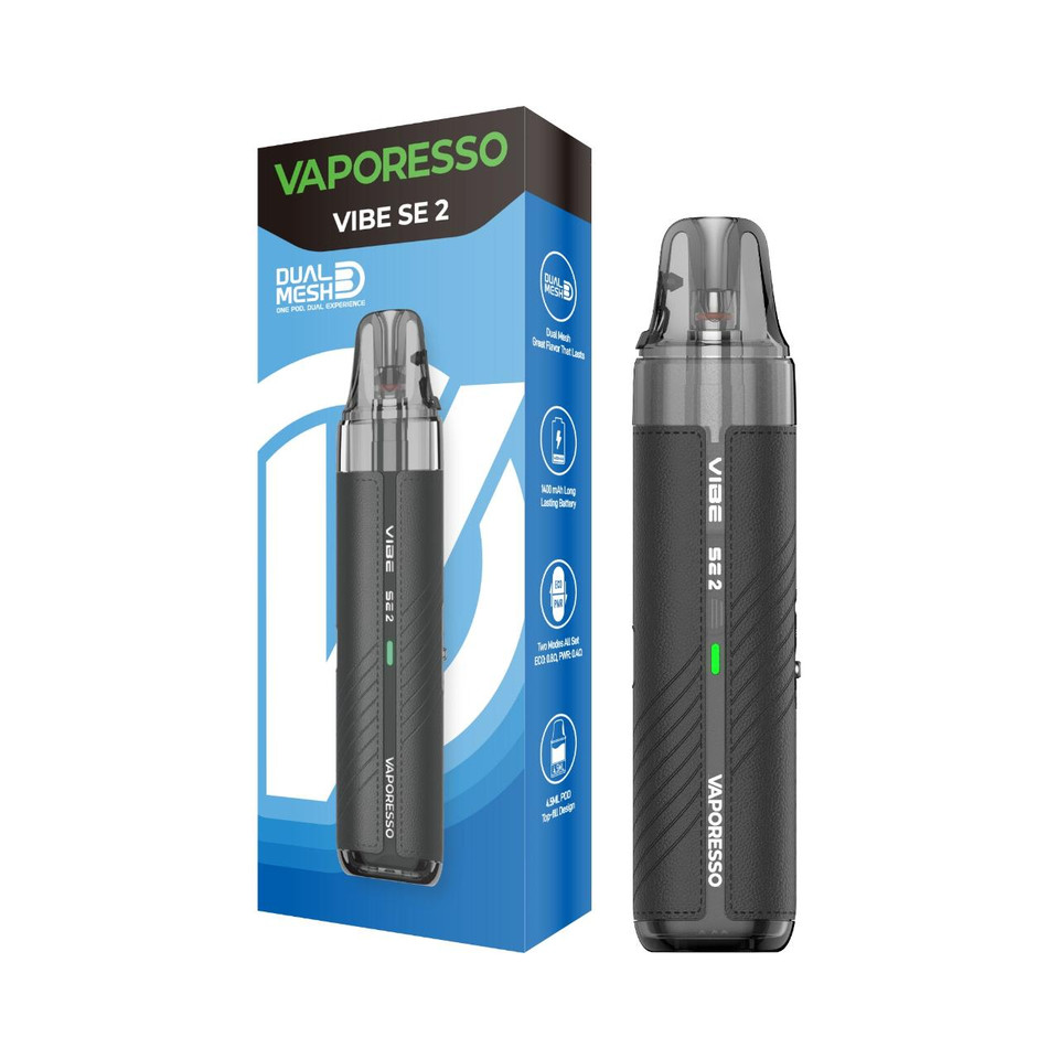 Vaporesso Vibe SE 2 Kit-Leather Black Packaging
