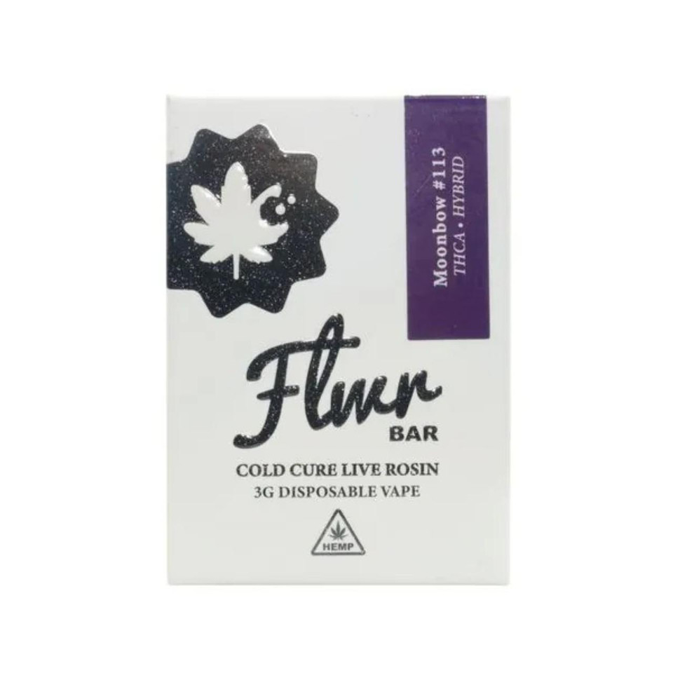 Flwr Bar THCA Cold Cure Live Rosin Disposable 3G Moonbow#113 Hybrid