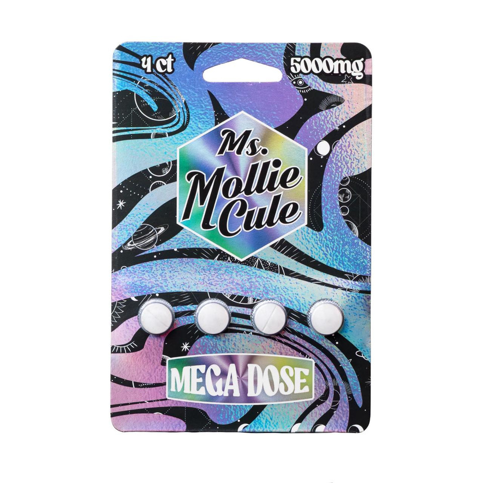 Ms Mollie Cule Mega dose Mushroom Tablets 5000MG-4CT