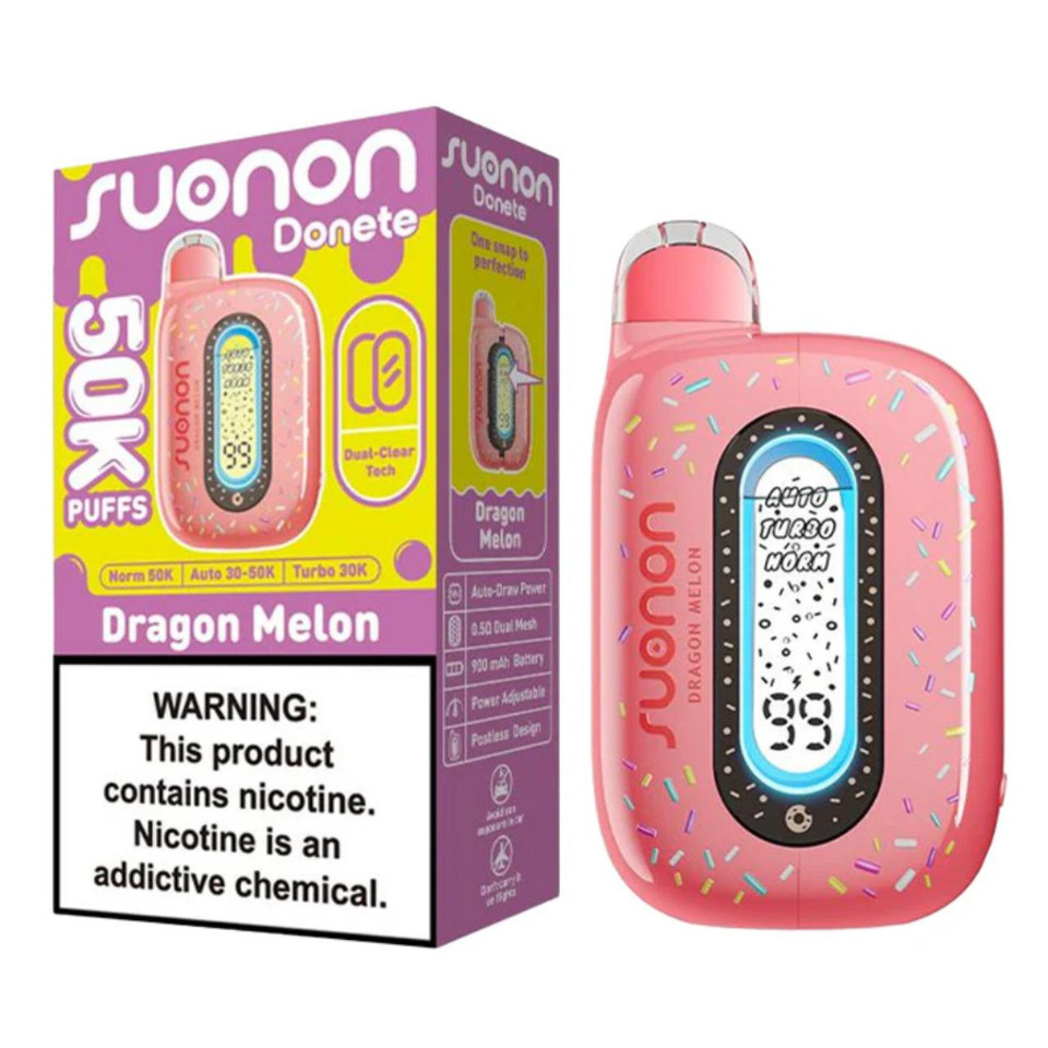 Suonon Donete 50K Puff Disposable Dragon Melon