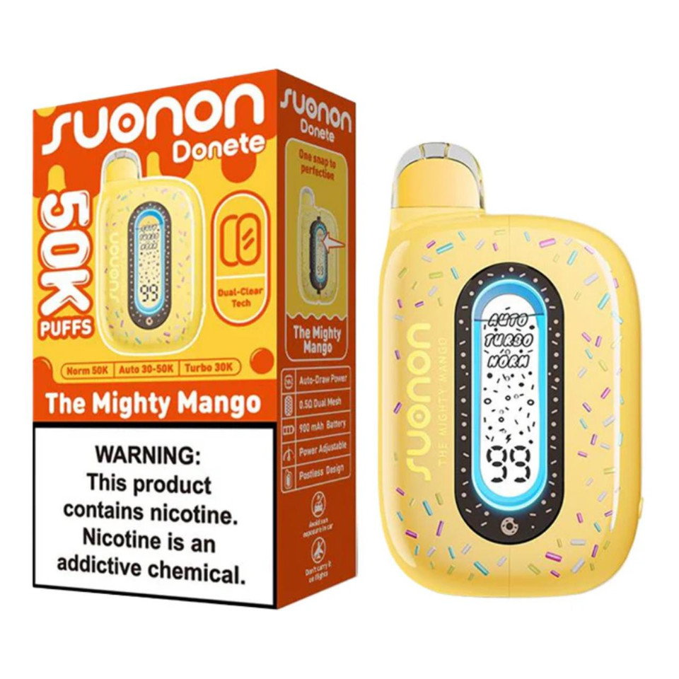 Suonon Donete 50K Puff Disposable The Mighty Mango