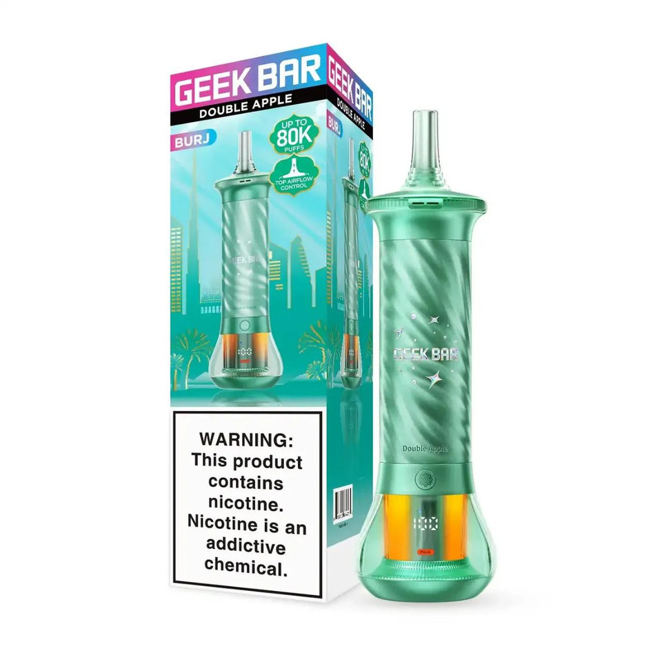 Geek Bar Burj Hookah 80K Puff Disposable Double Apple