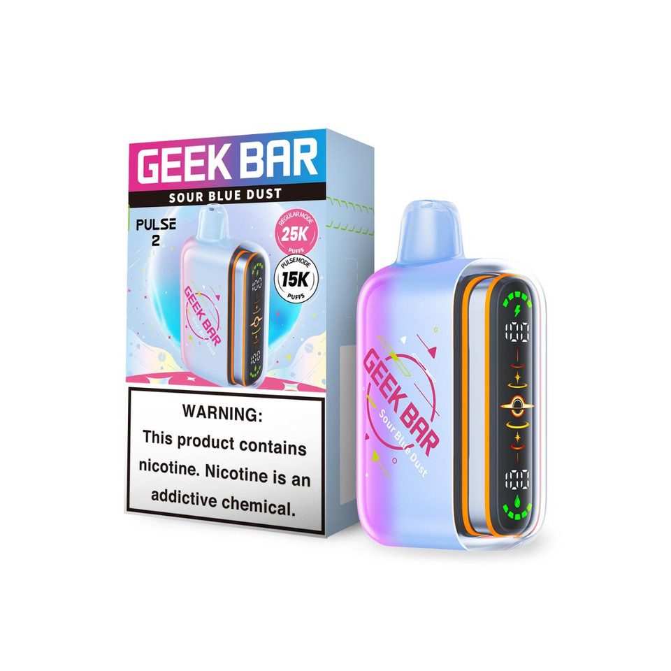 Geek Bar Pulse 2 25K Puff Disposable Sour Blue Dust