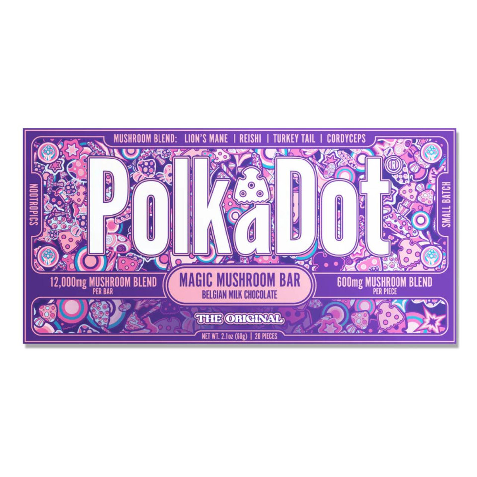 Polk A Dot Mushroom Chocolate Bar - 12000MG The Orginal