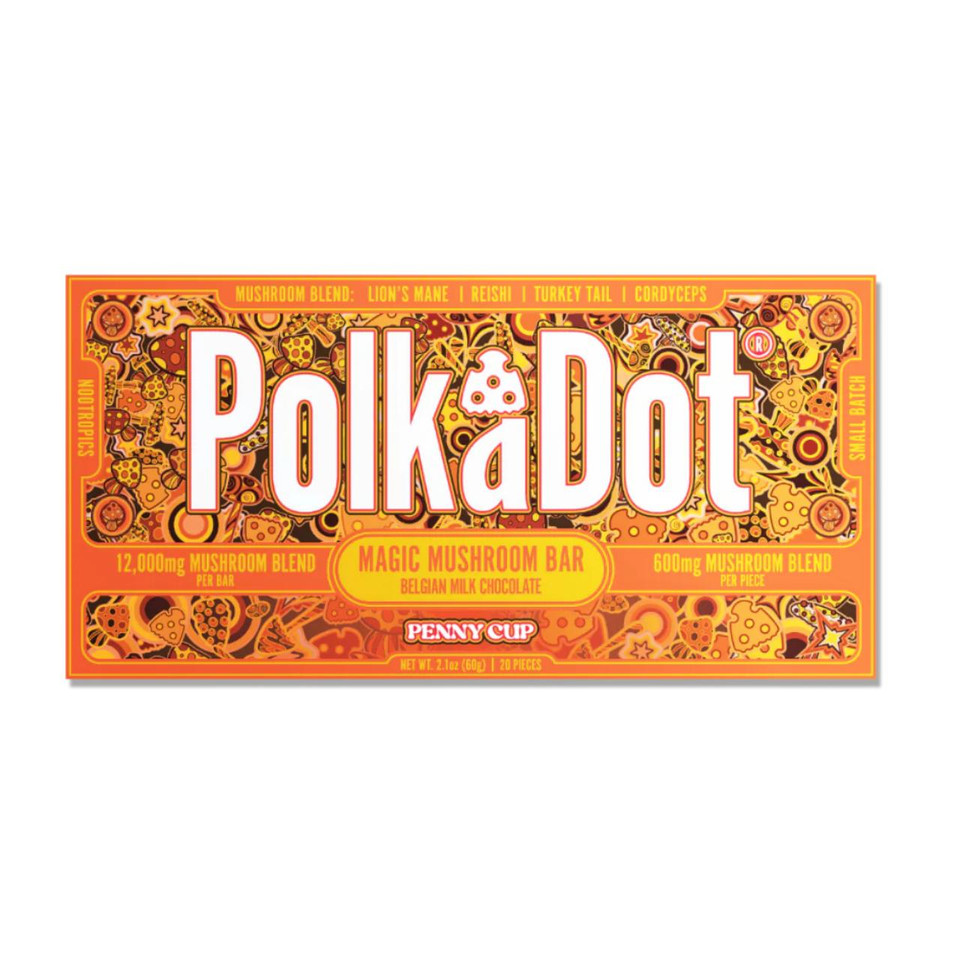 Polk A Dot Mushroom Chocolate Bar - 12000MG Penny Cup