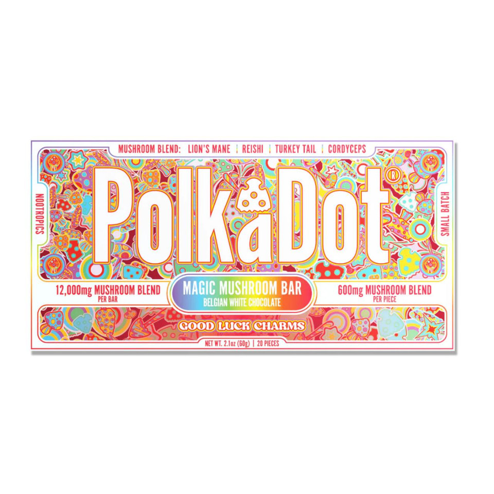 Polk A Dot Mushroom Chocolate Bar - 12000MG Good Luck Charms