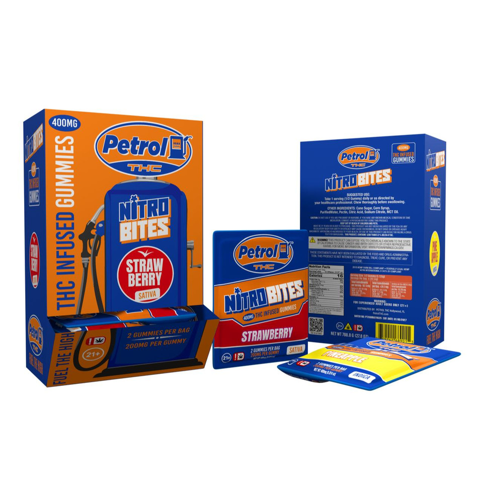 Petrol THC Nitro Bites Gummies 1PK-25CT