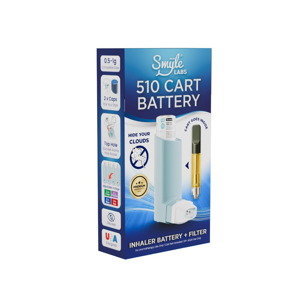 Smyle Inhaler Cart Battery Teal