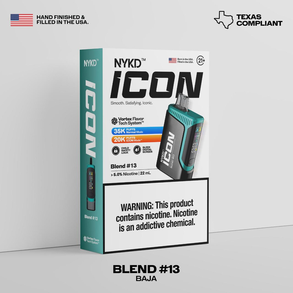 NYKD ICON 35K Puff Disposable Blend #85 Strawberry Mango