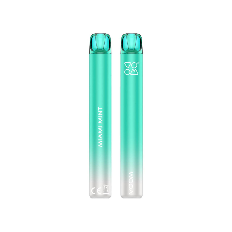 Voom Mesh Mini Zero Nicotine 3000 Puff Disposable Miami Mint