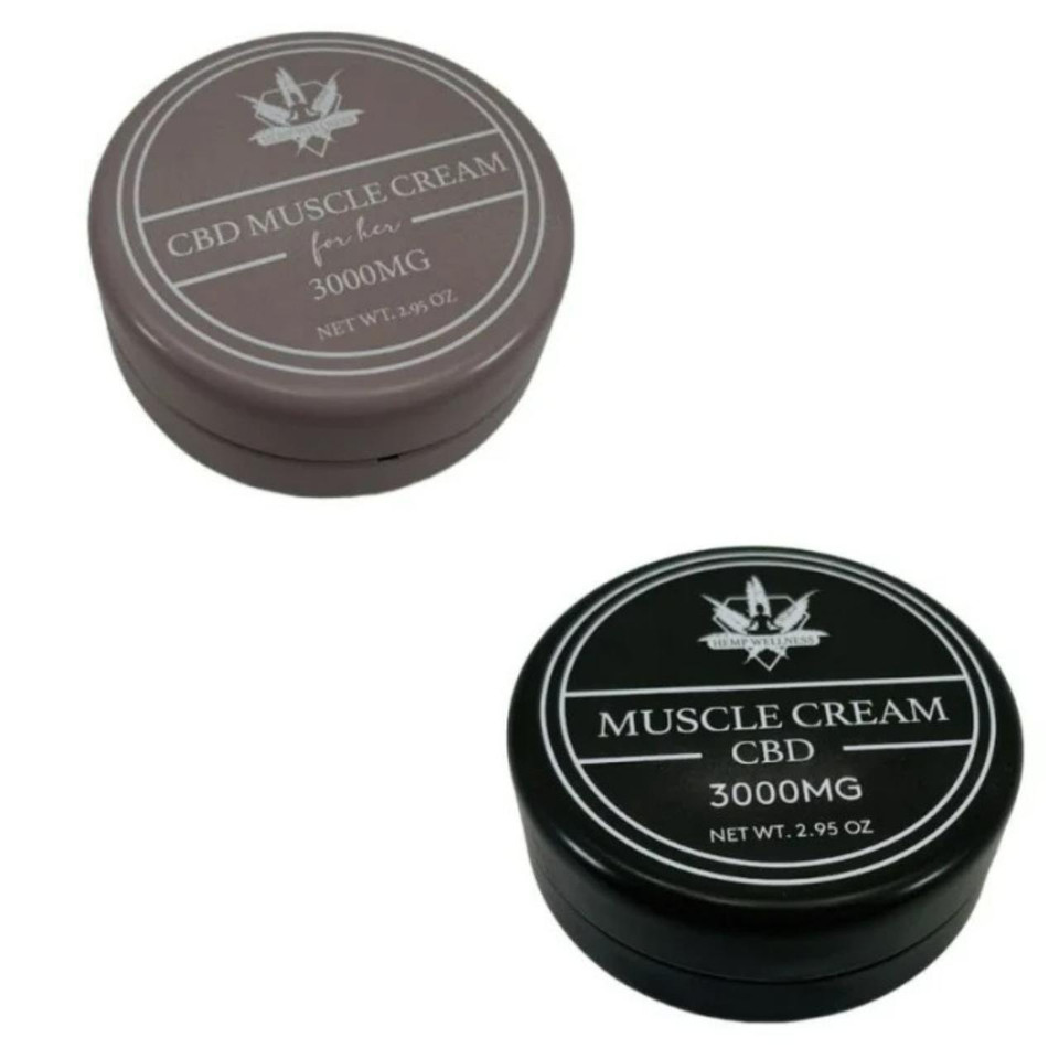 Hemp Wellness CBD Muscle Cream 3000MG