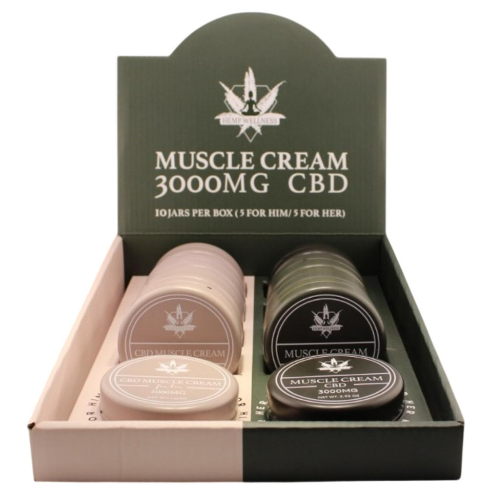 Hemp Wellness CBD Muscle Cream 3000MG