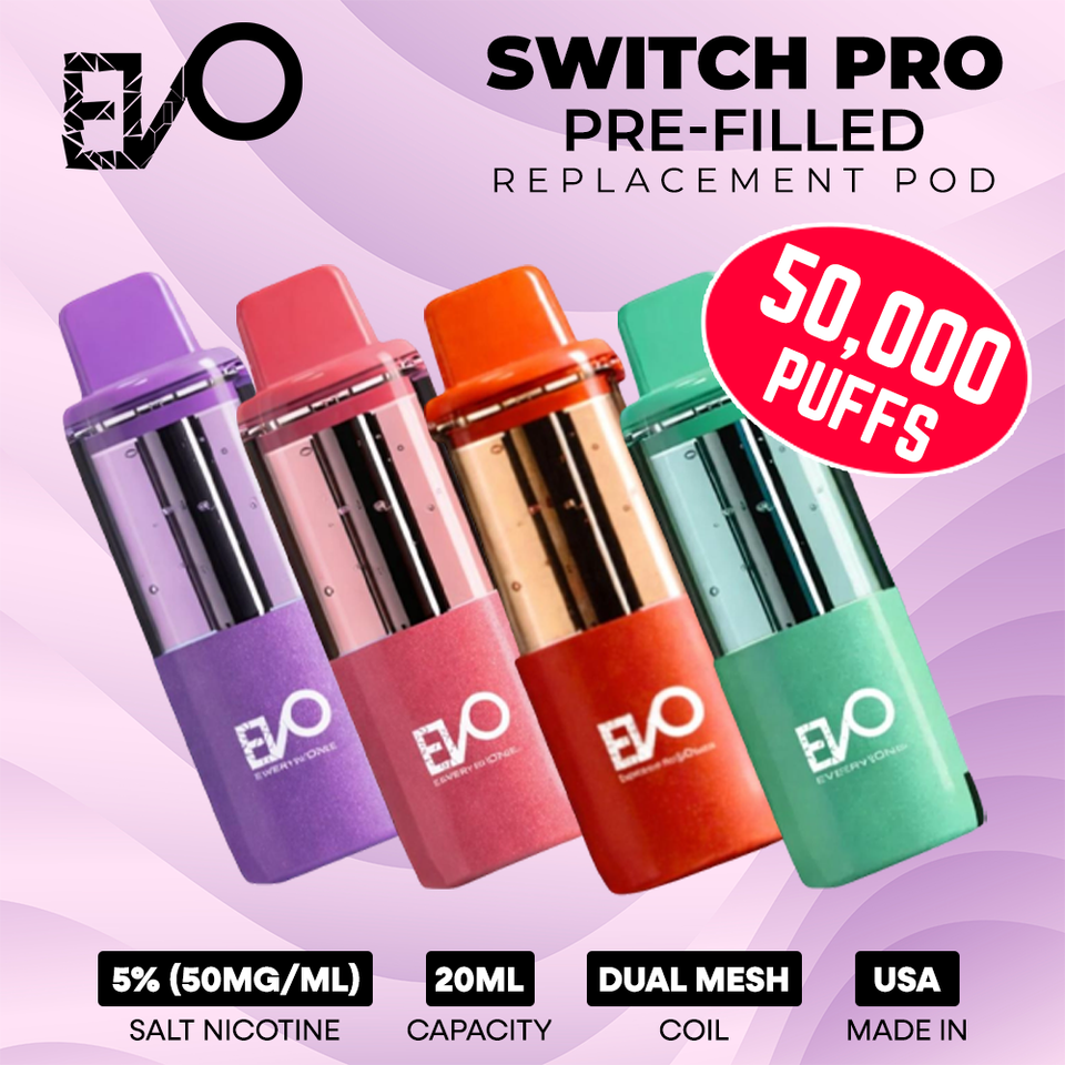 EVO Switch Pro 50K Puffs Pre-filled Replacement Pod (Pack of 1)
