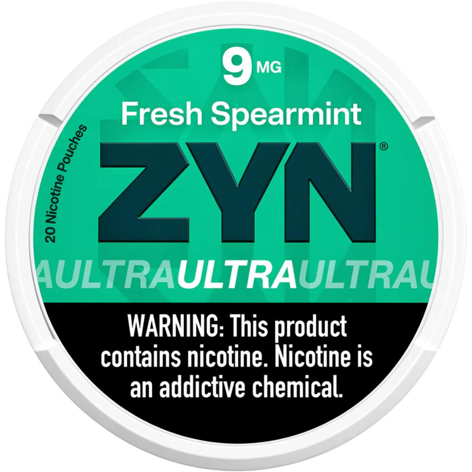 ZYN Ultra Nicotine Pouches - 1PK Fresh Spearmint