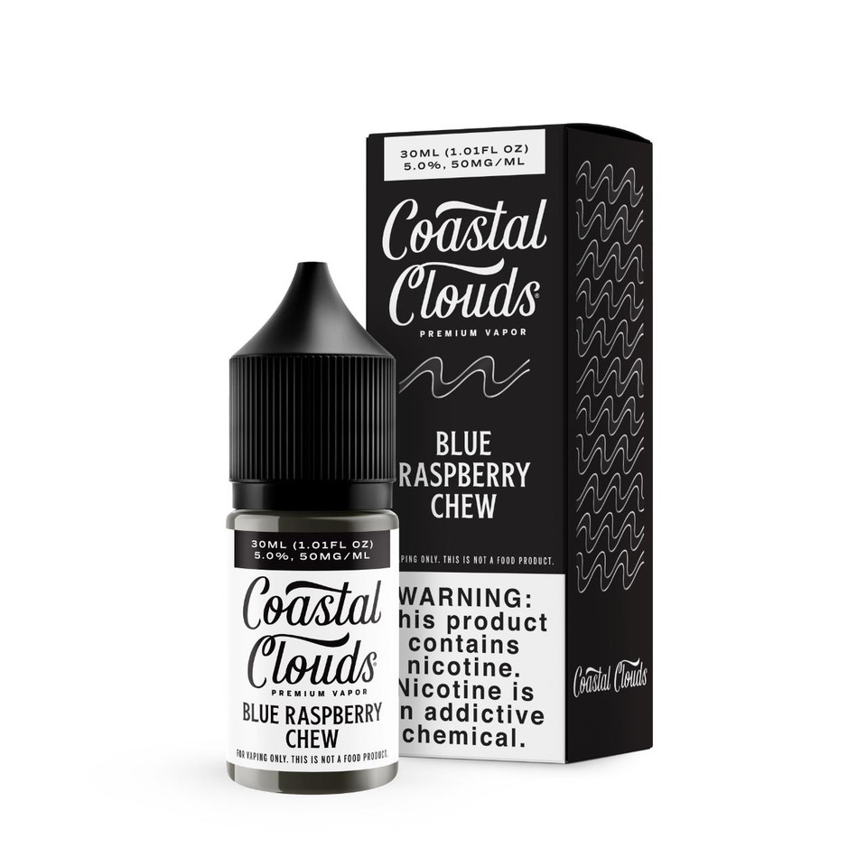 Coastal Clouds Blue Raspberry Chew 30ml Salt E-Juice