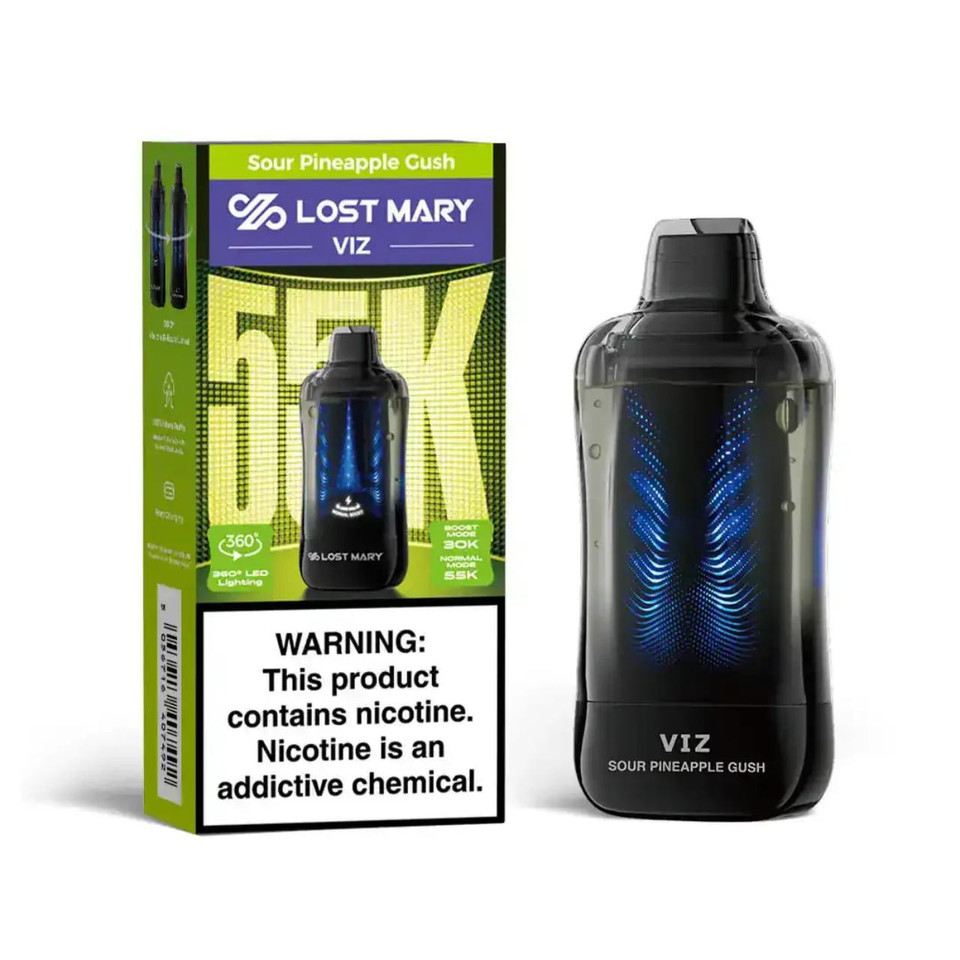 Lost Mary VIZ 55K Disposable Sour Pineapple Gush